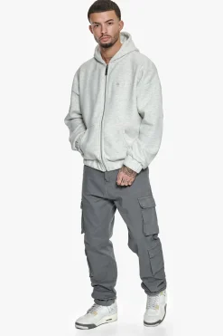 DOUBLE POCKET CARGO PANT GREY