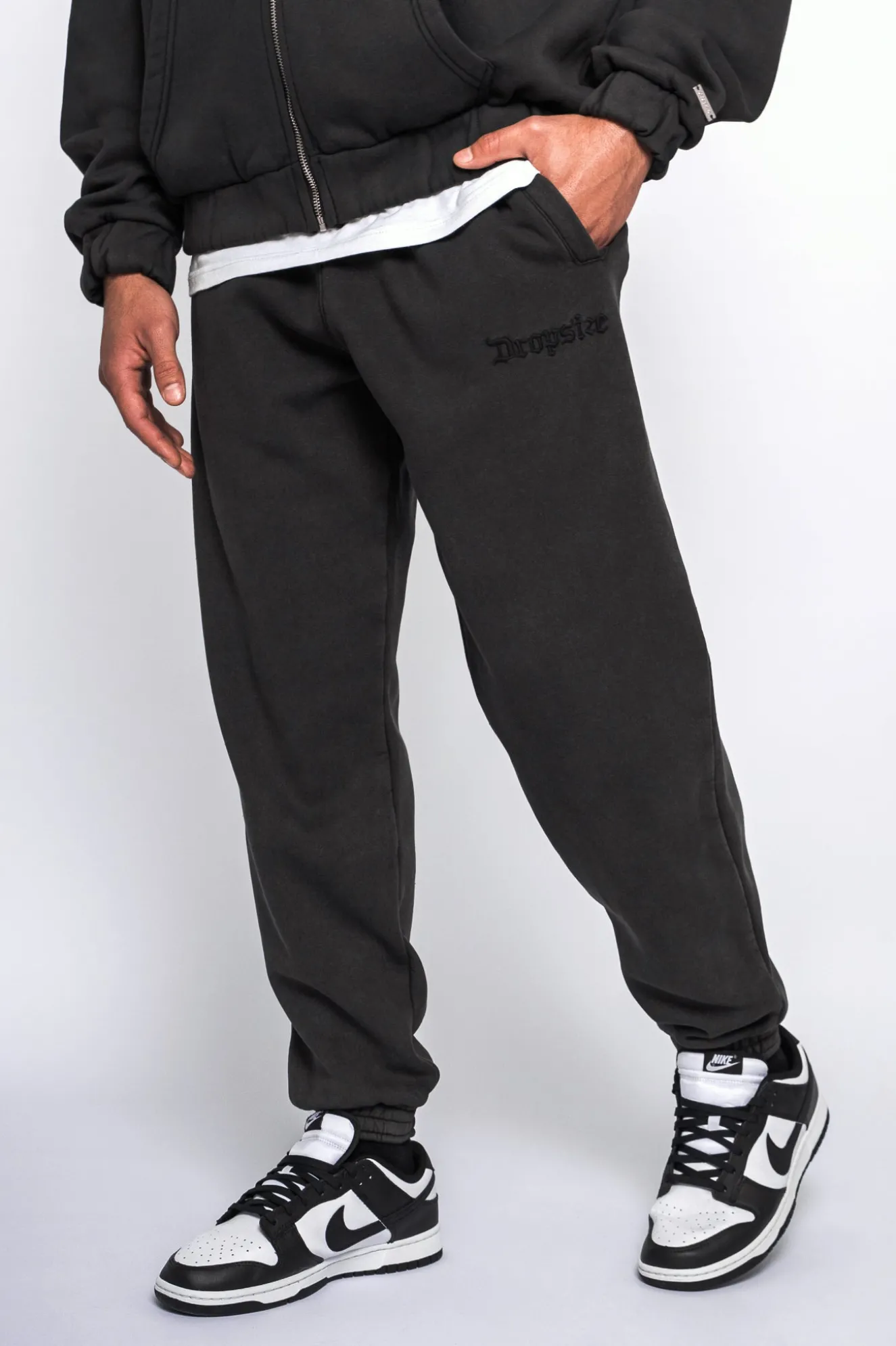 EMBO V2 JOGGER ACID WASHED BLACK