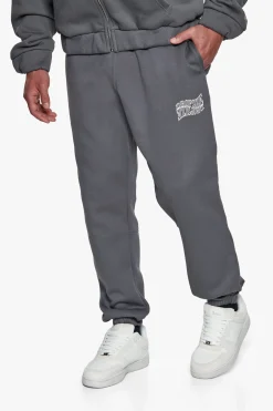 HEAVY MIRRORED LOGO JOGGER GREY