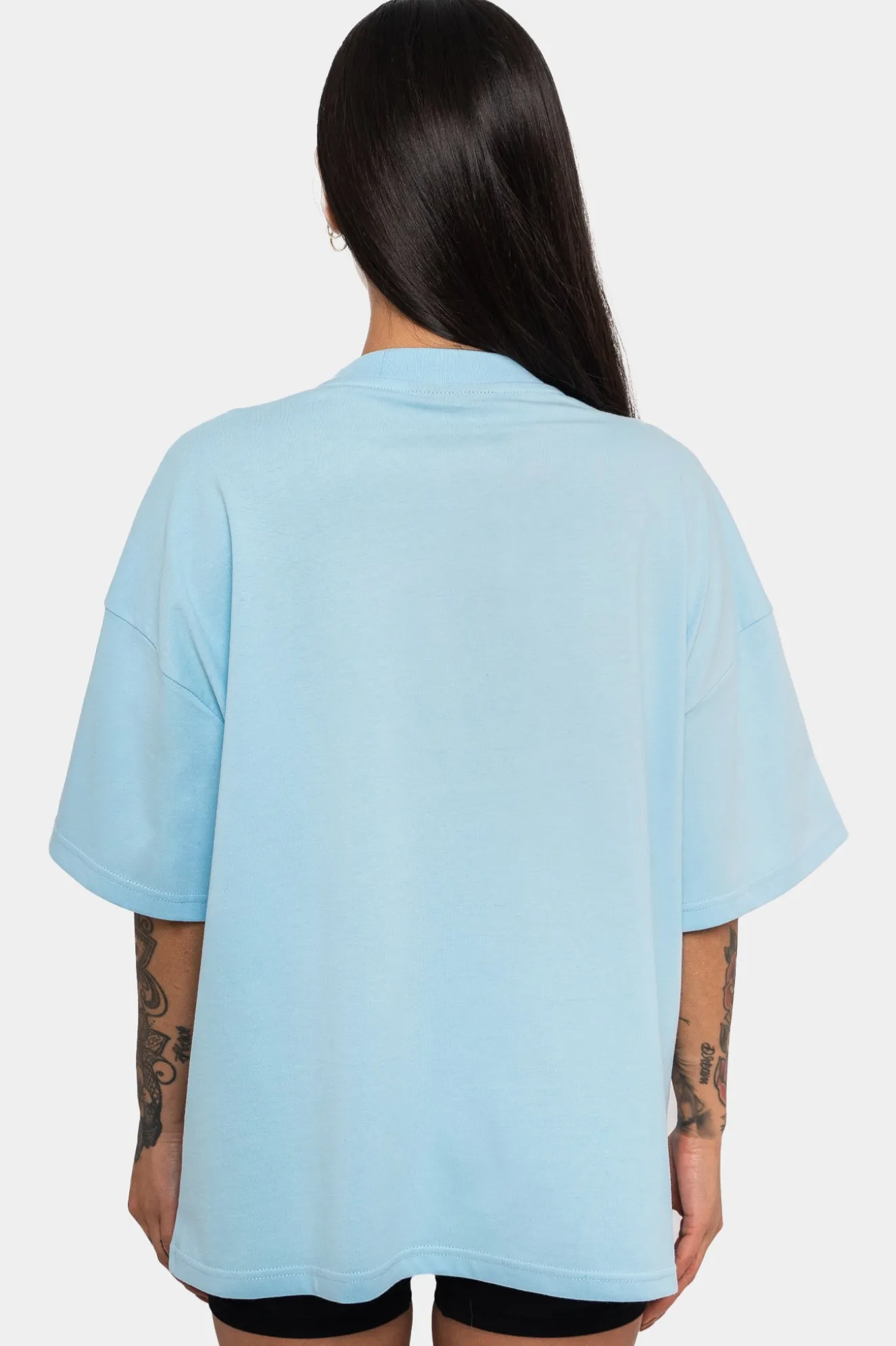 HEAVY BIG LOGO T-SHIRT BABY BLUE