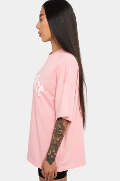 HEAVY BIG LOGO T-SHIRT PINK