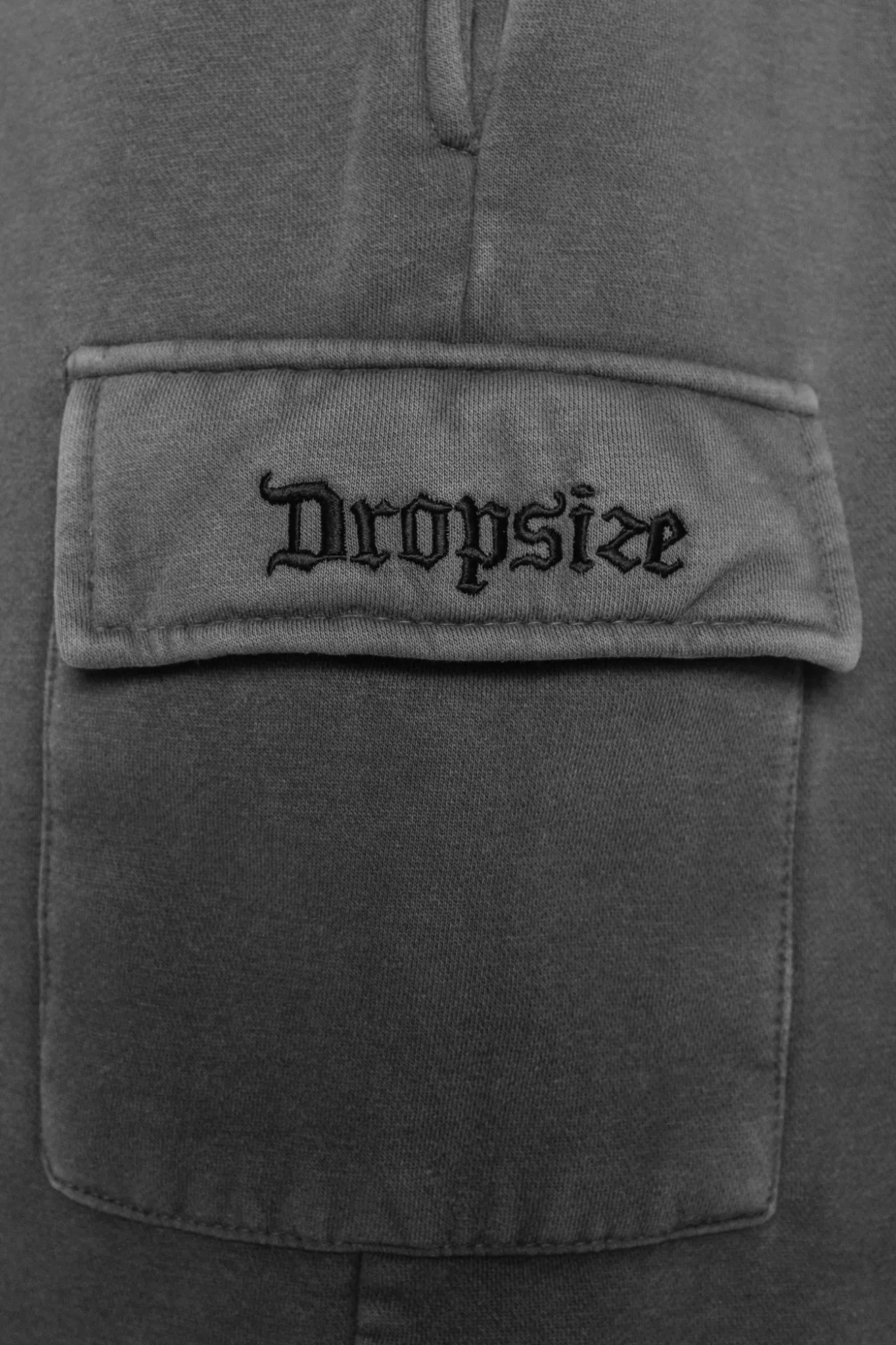 HEAVY CARGO SWEAT SHORT WASHED GRAY