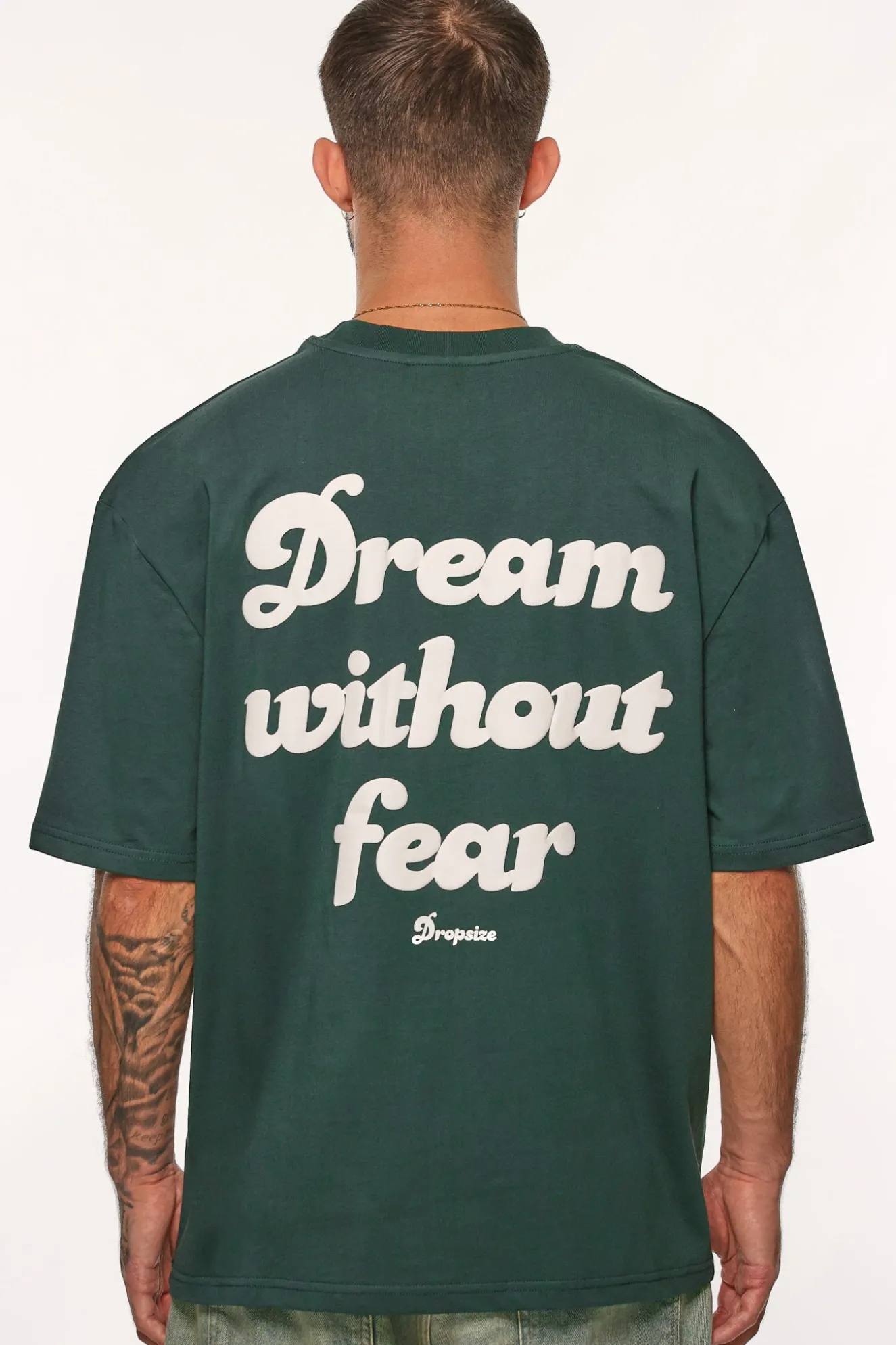 HEAVY DREAM WITHOUT FEAR T-SHIRT PINENEEDLE