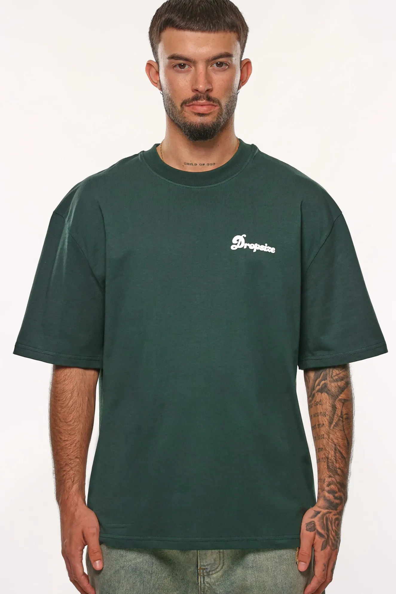 HEAVY DREAM WITHOUT FEAR T-SHIRT PINENEEDLE