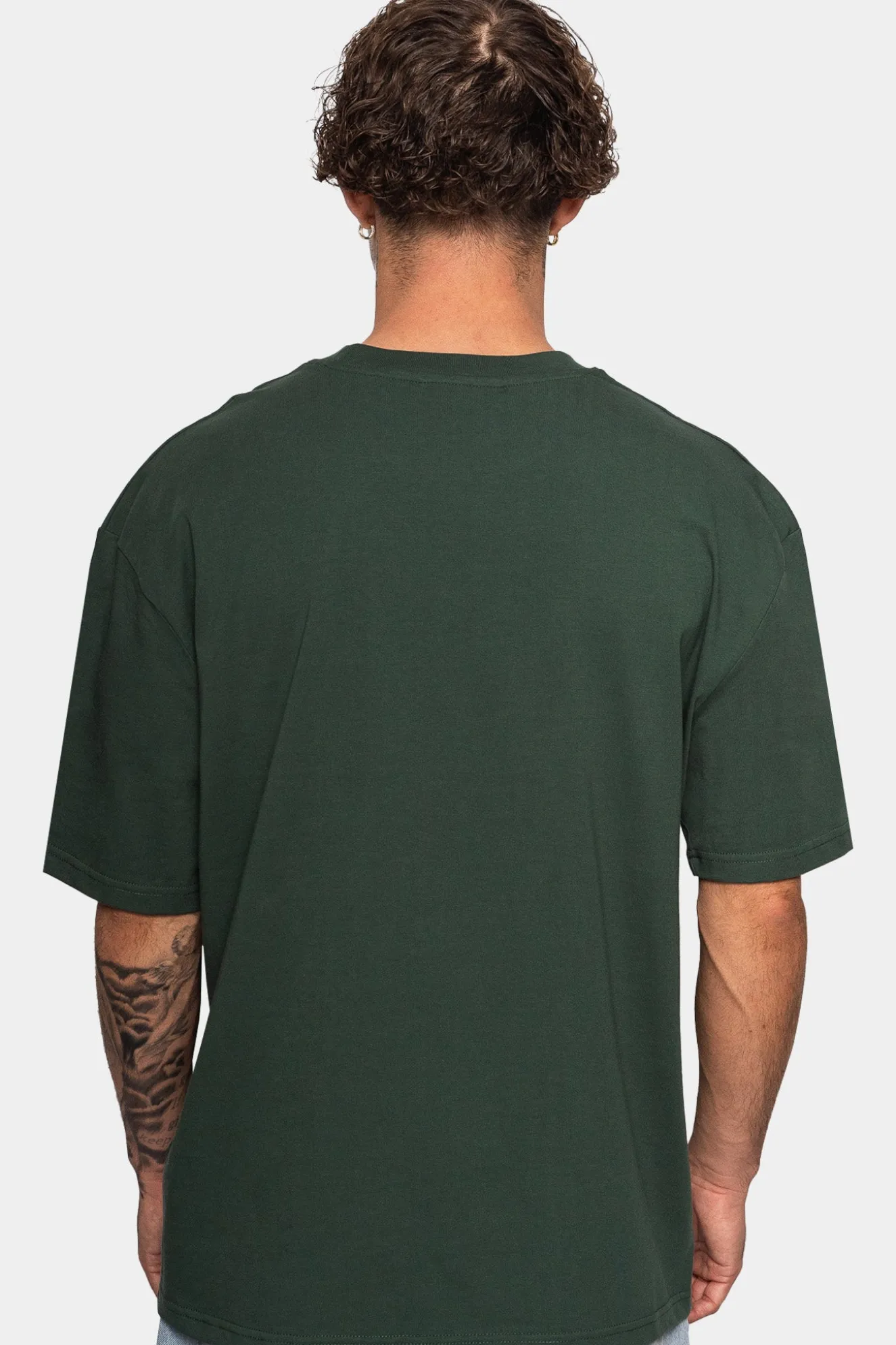 HEAVY EMBO T-SHIRT DARK GREEN