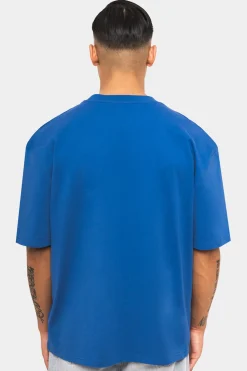 HEAVY EMBO T-SHIRT TINT BLUE