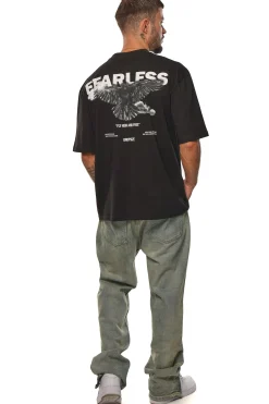 HEAVY FLY HIGH AND FREE T-SHIRT BLACK