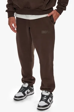 HEAVY HD PRINT JOGGER CHOCOLATE BROWN