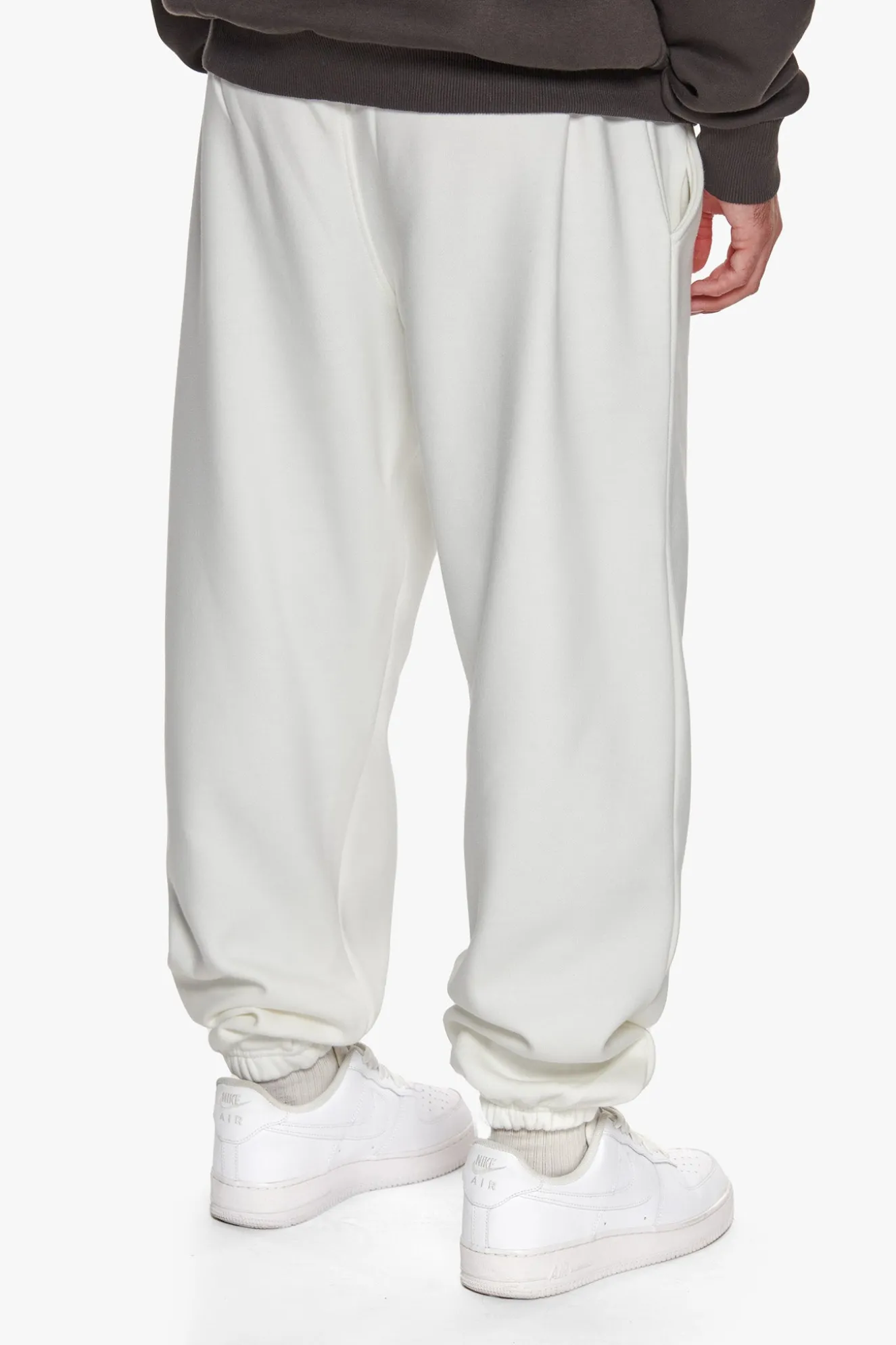 HEAVY LOOSE FIT JOGGER CREAM WHITE