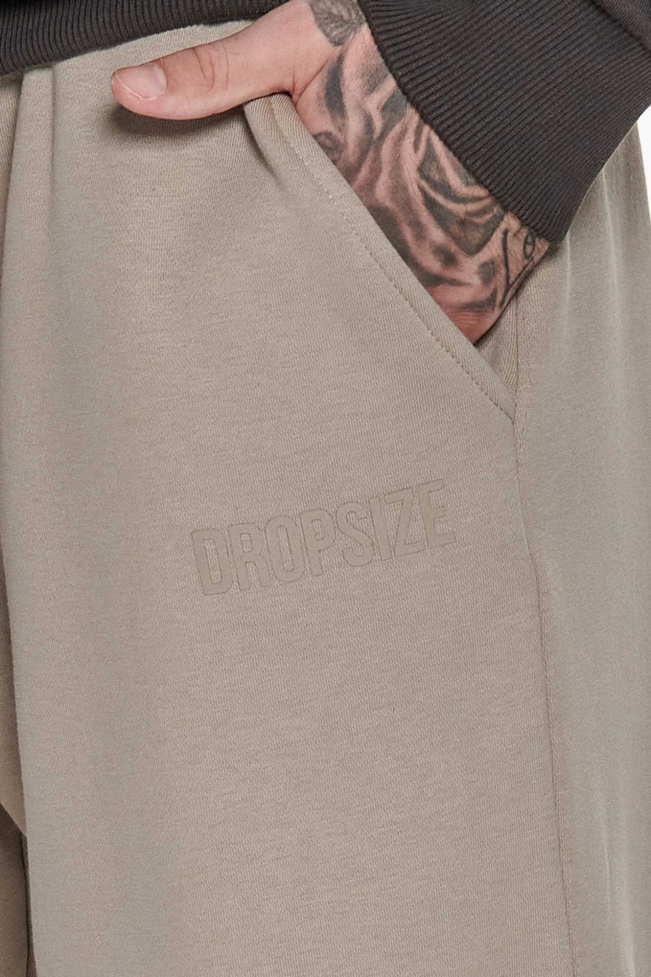 HEAVY LOOSE FIT JOGGER SIMPLY TAUPE