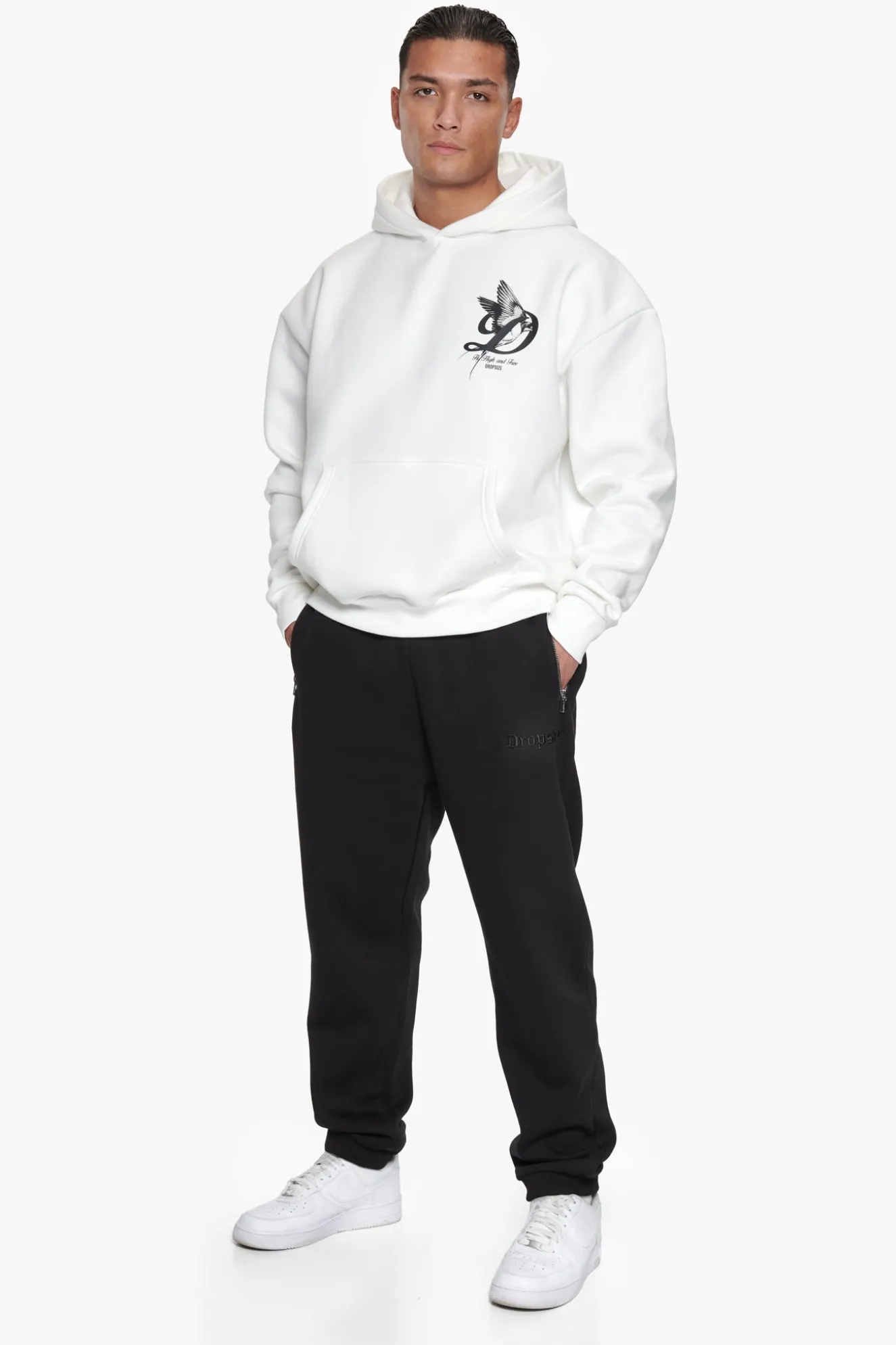 HEAVY NEXT GEN LOGO PRINT JOGGER BLACK