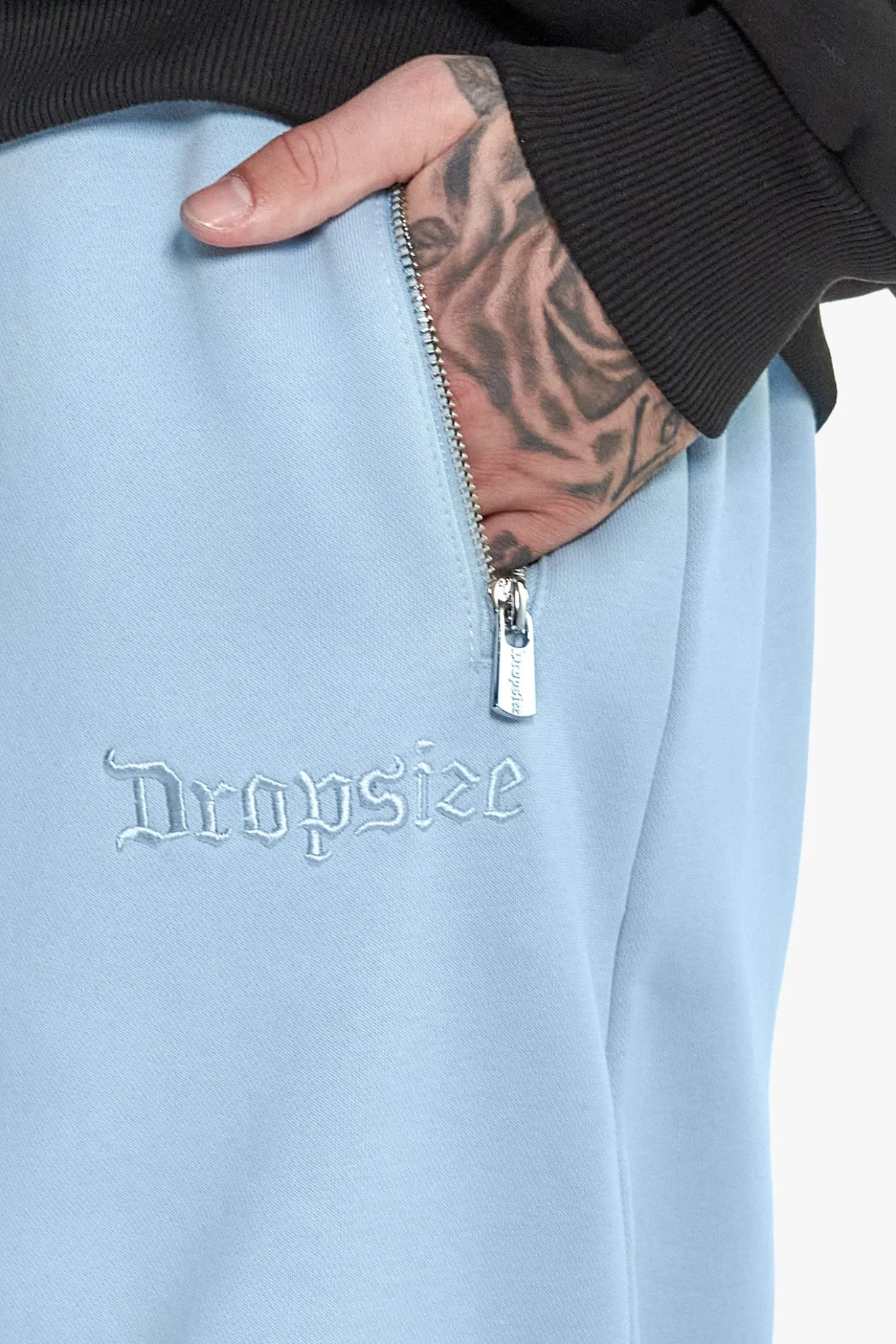 HEAVY NEXT GEN LOGO PRINT JOGGER BABY BLUE