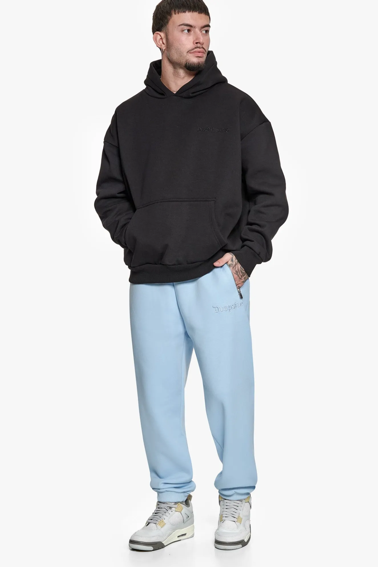 HEAVY NEXT GEN LOGO PRINT JOGGER BABY BLUE