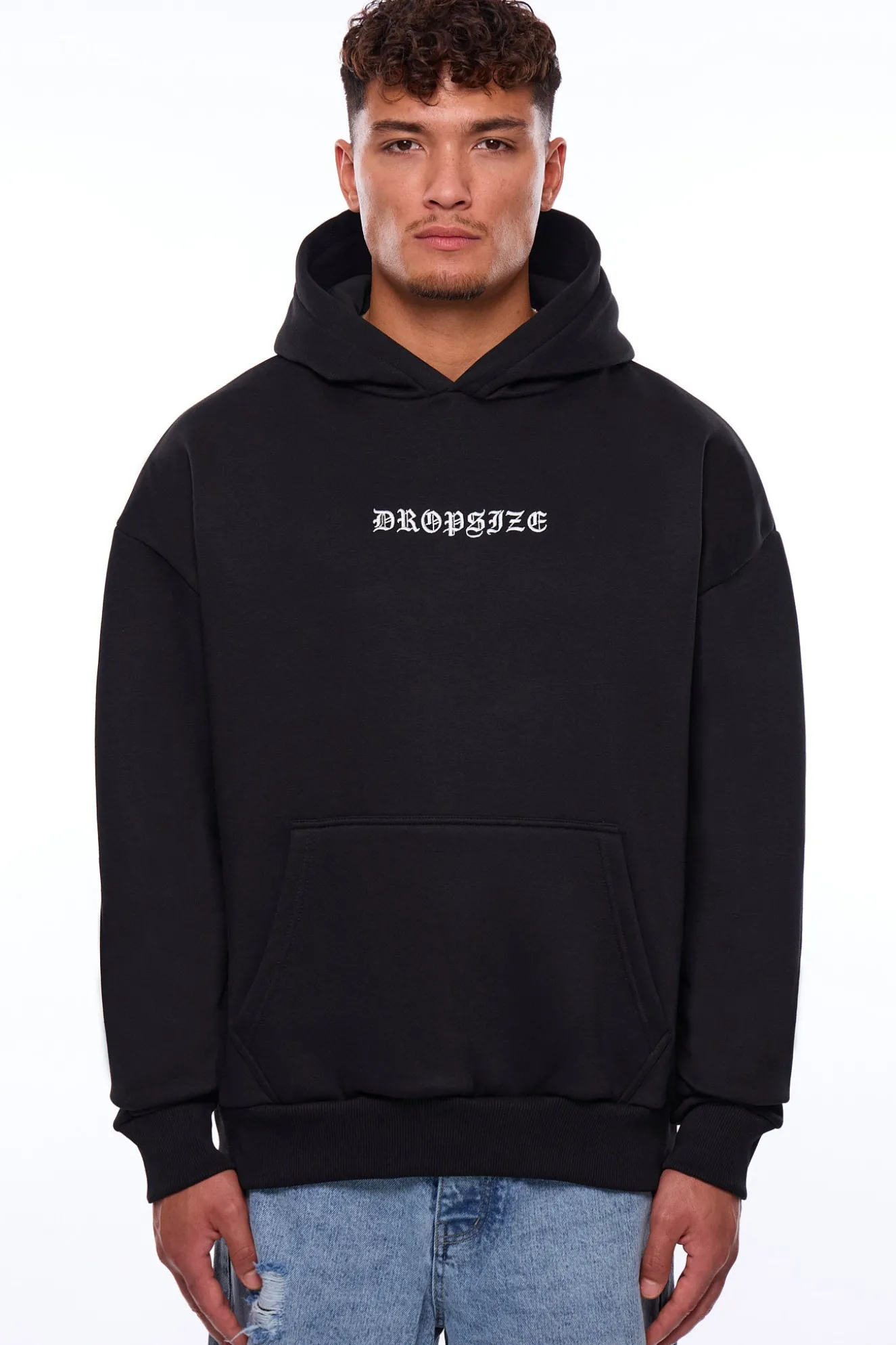 HEAVY OVERSIZE ACHIEVE ANYTHING HOODIE BLACK