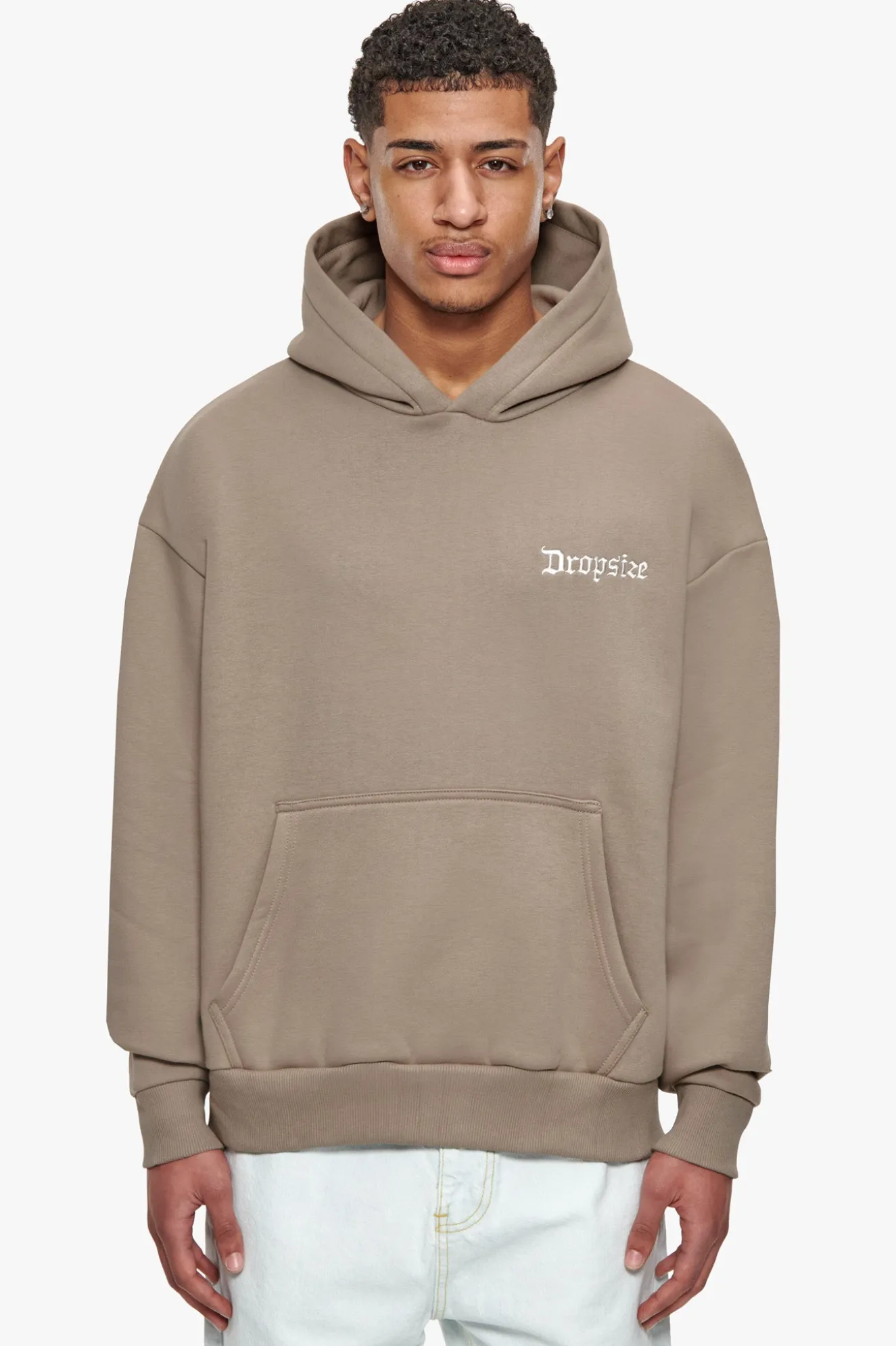 HEAVY OVERSIZE ART STUDIOS HOODIE SIMPLY TAUPE