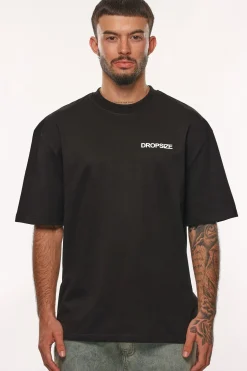 HEAVY OVERSIZE BEST PLACE T-SHIRT BLACK