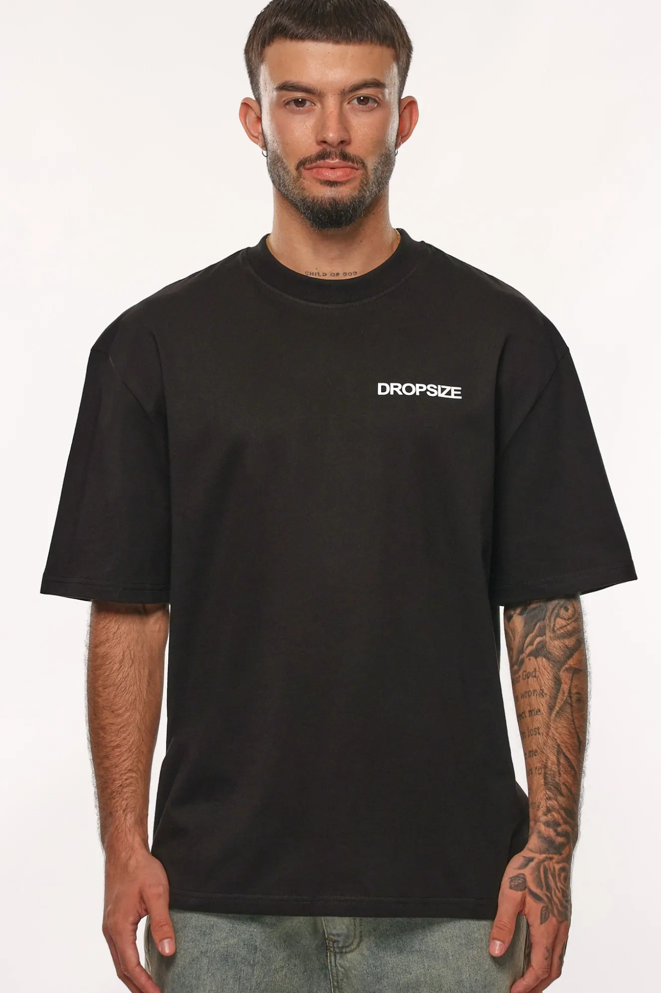 HEAVY OVERSIZE BEST PLACE T-SHIRT BLACK