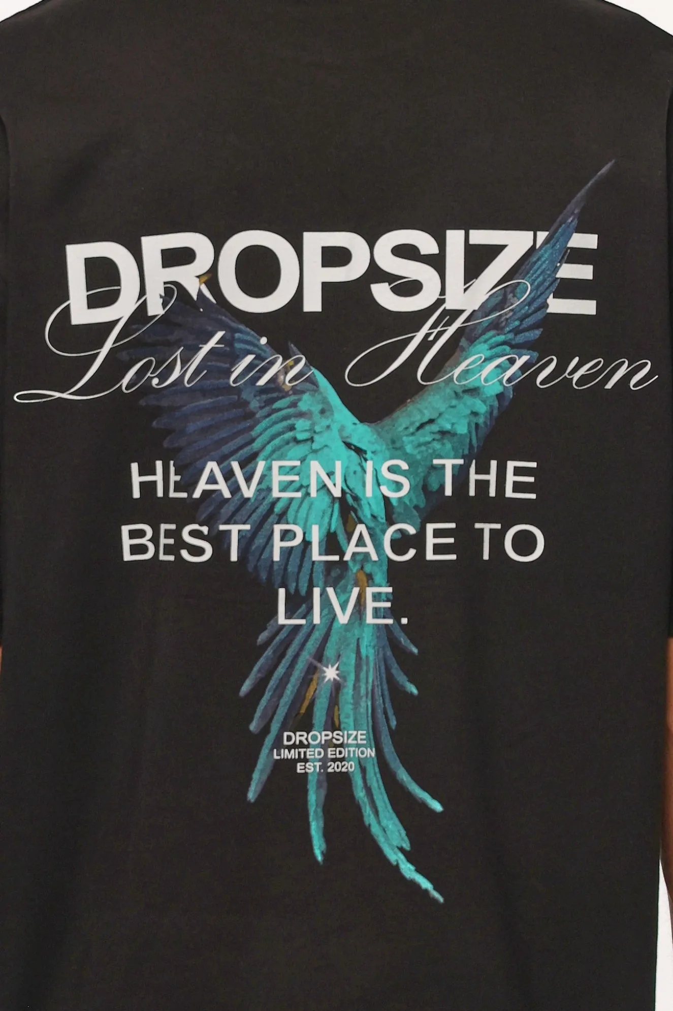 HEAVY OVERSIZE BEST PLACE T-SHIRT BLACK