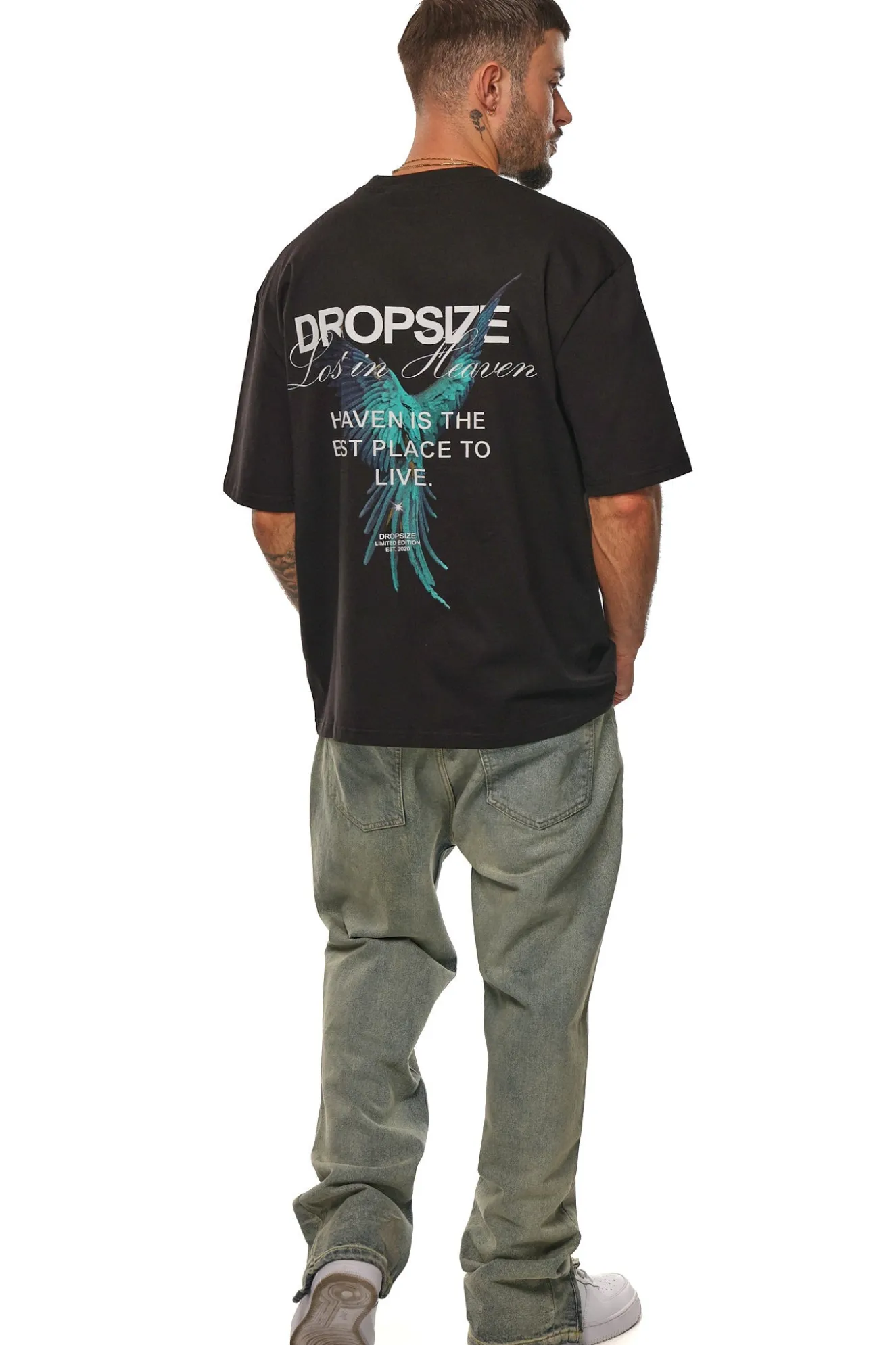 HEAVY OVERSIZE BEST PLACE T-SHIRT BLACK