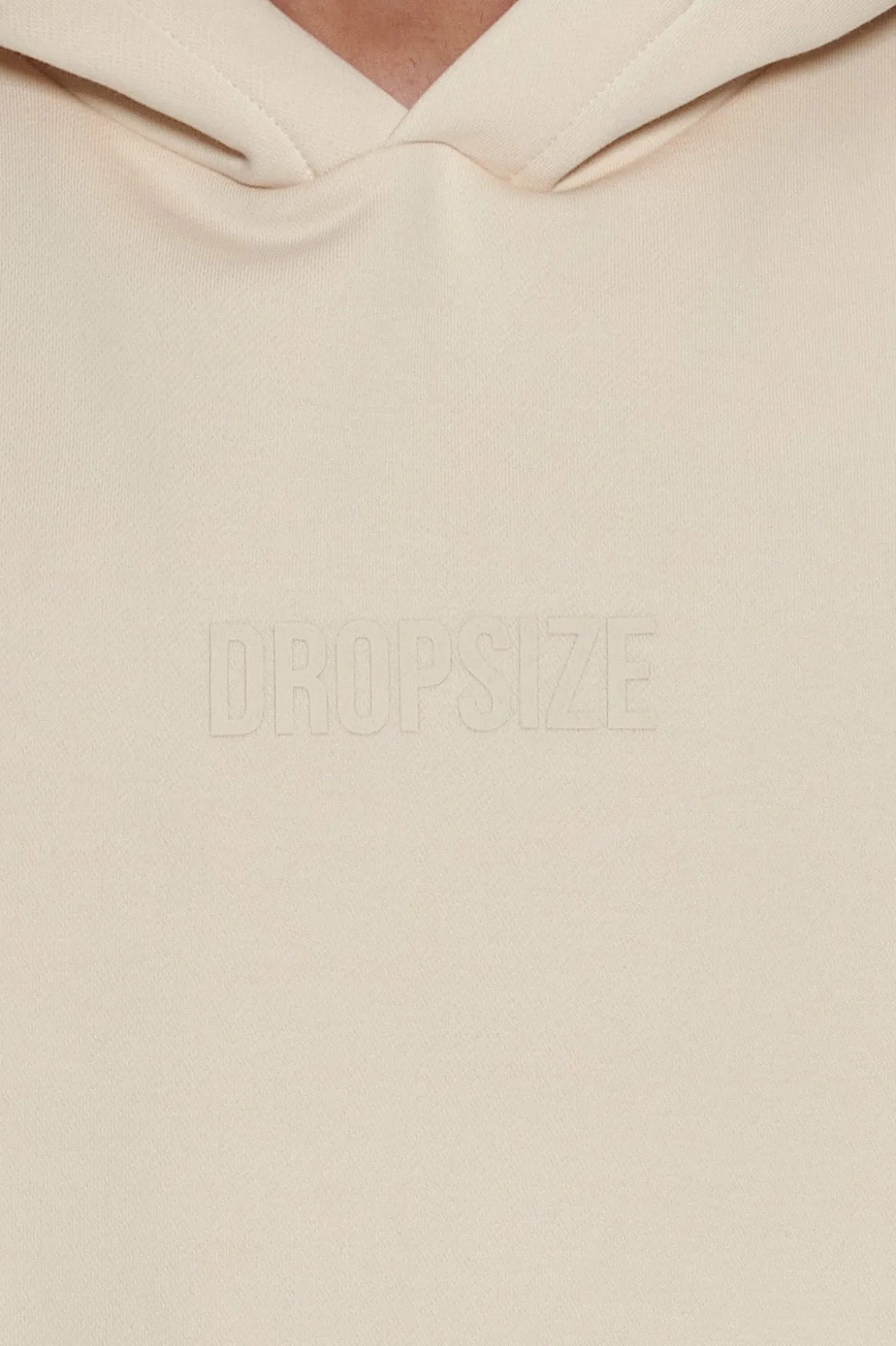 HEAVY OVERSIZE CENTER HD HOODIE COCONUT MILK