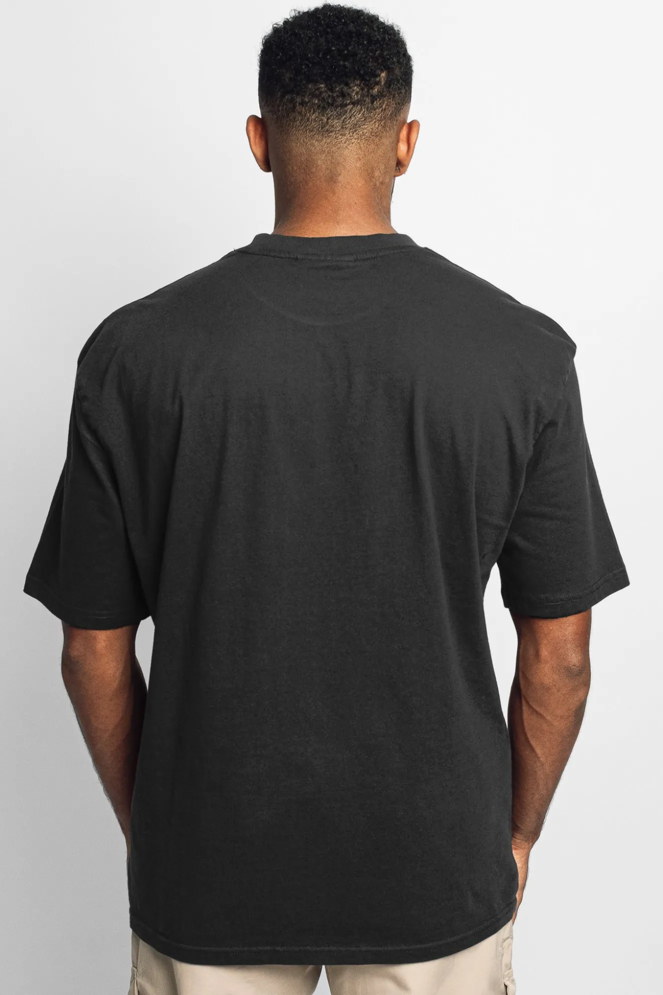 HEAVY OVERSIZE CHAMPIONS T-SHIRT WASHED BLACK