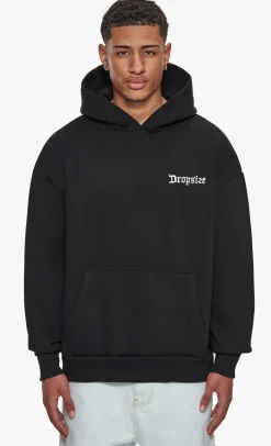 HEAVY OVERSIZE CLOUD STYLE HOODIE BLACK