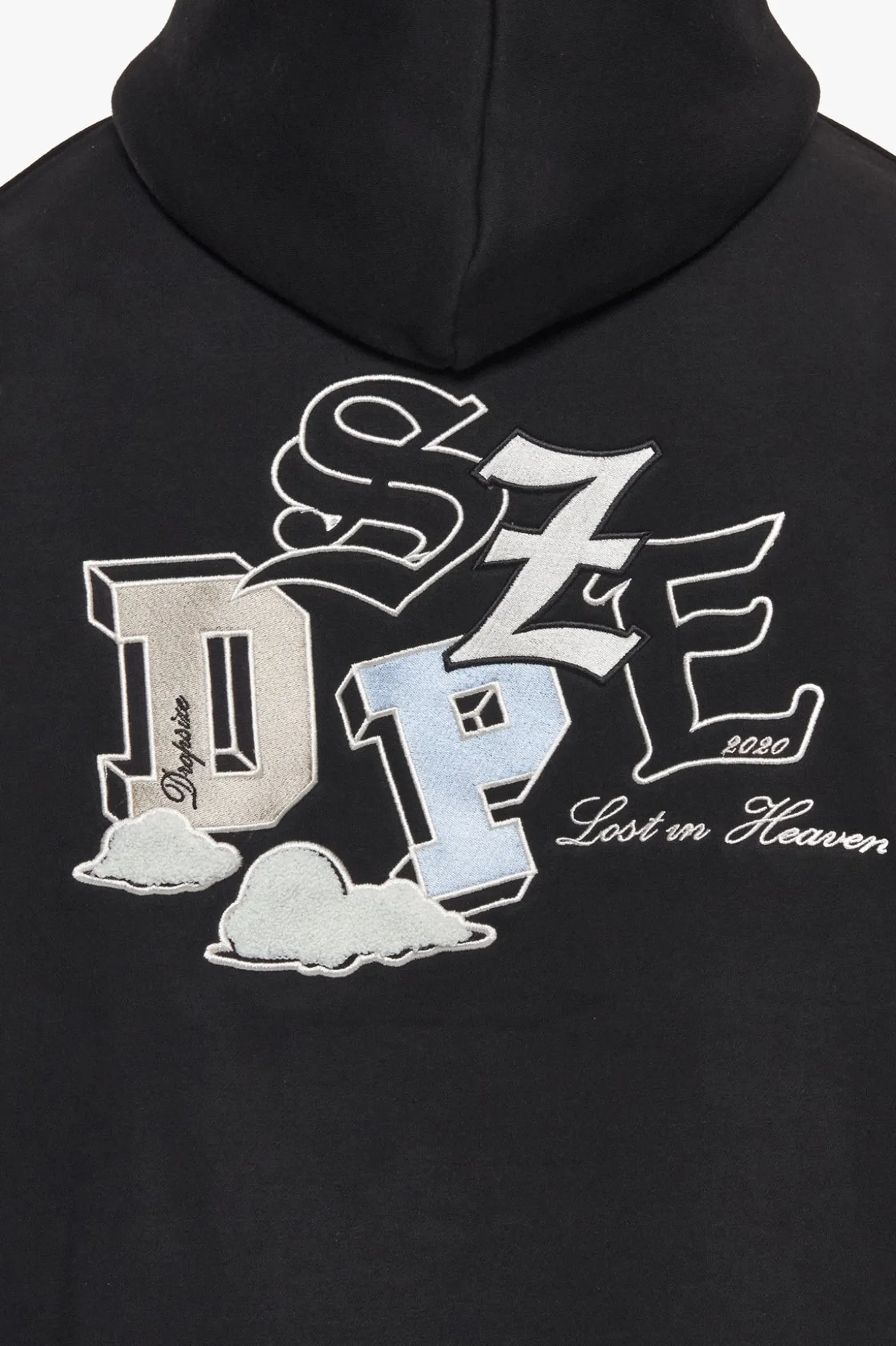 HEAVY OVERSIZE CLOUD STYLE HOODIE BLACK