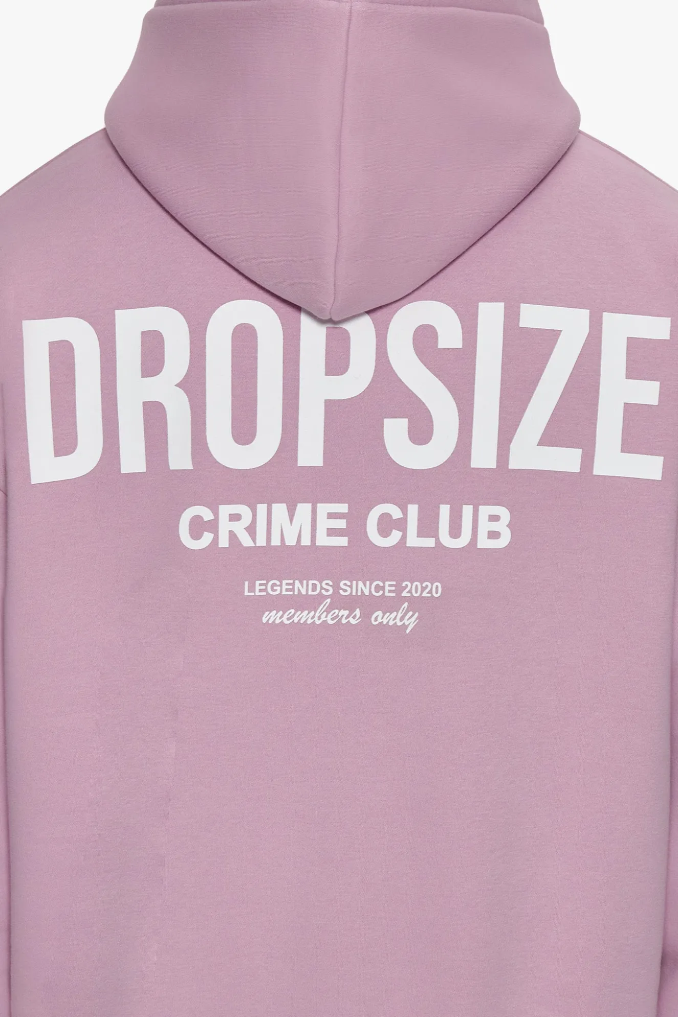 HEAVY OVERSIZE CRIME CLUB HOODIE LILAC
