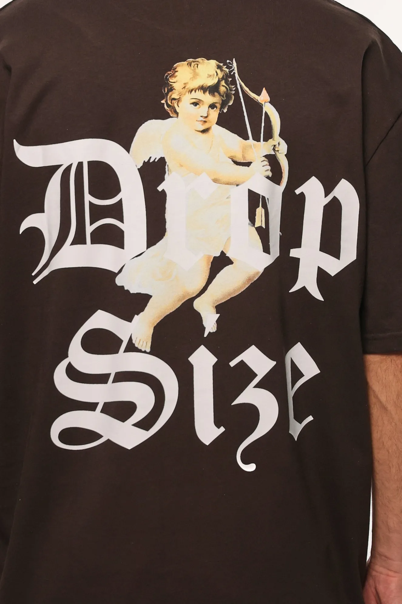 HEAVY OVERSIZE CUPIDO T-SHIRT WASHED BLACK