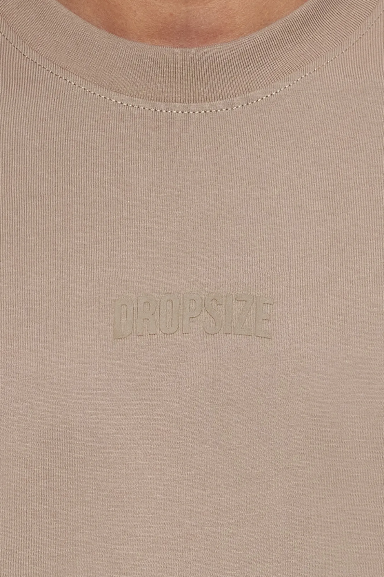 HEAVY OVERSIZE CURVED HD LOGO T-SHIRT WEATHERED TEAK
