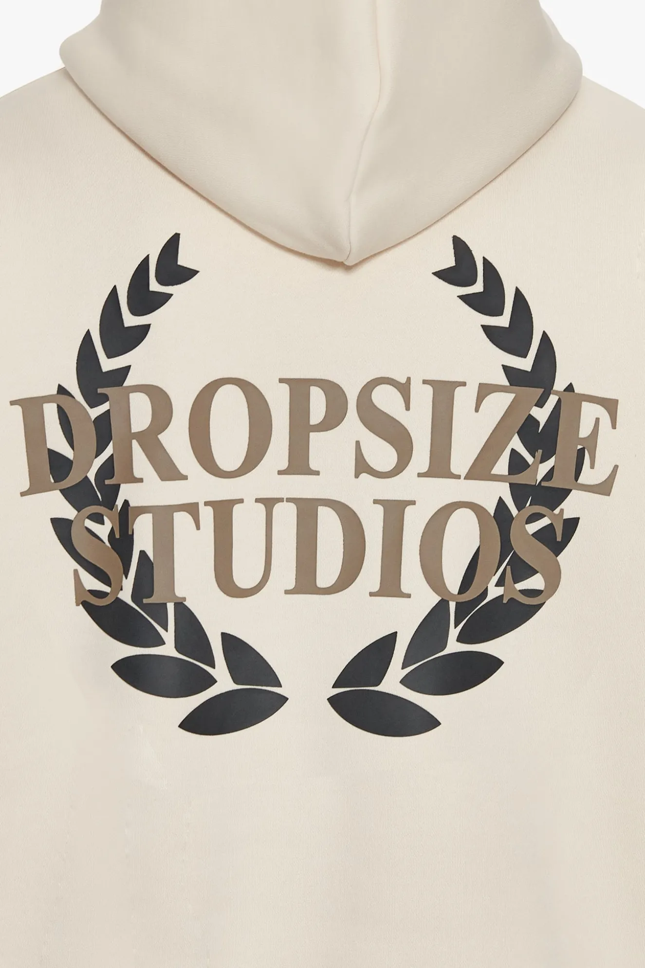 HEAVY OVERSIZE DROPSIZE STUDIOS HOODIE COCONUT MILK