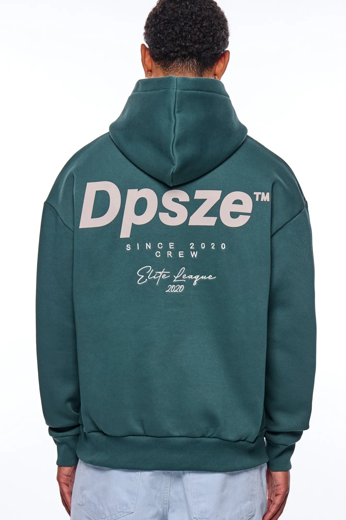 HEAVY OVERSIZE ELITE LEAGUE HOODIE TREKKING GREEN