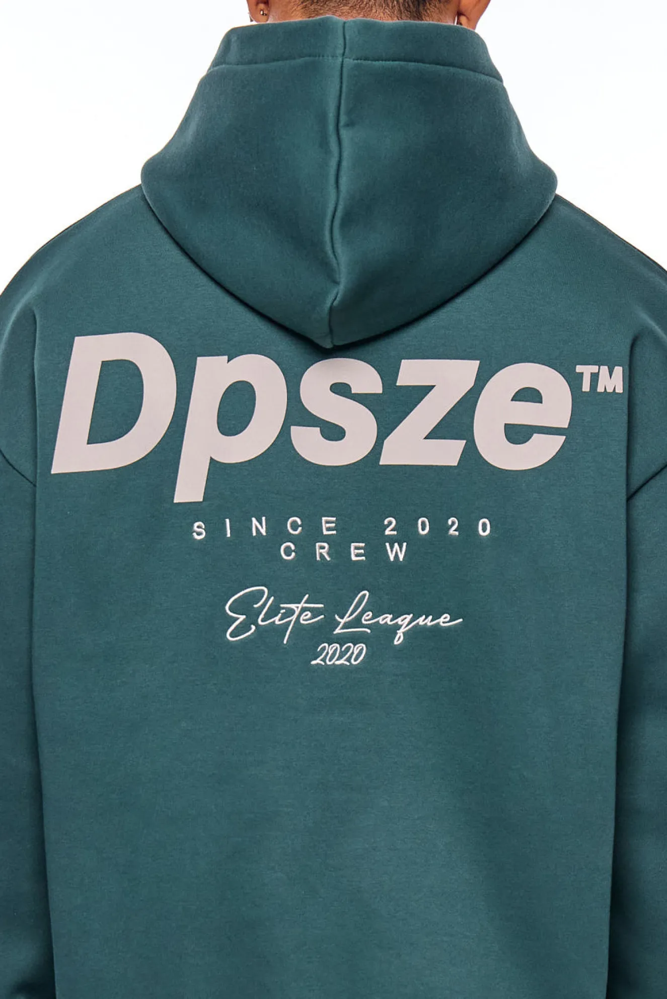 HEAVY OVERSIZE ELITE LEAGUE HOODIE TREKKING GREEN