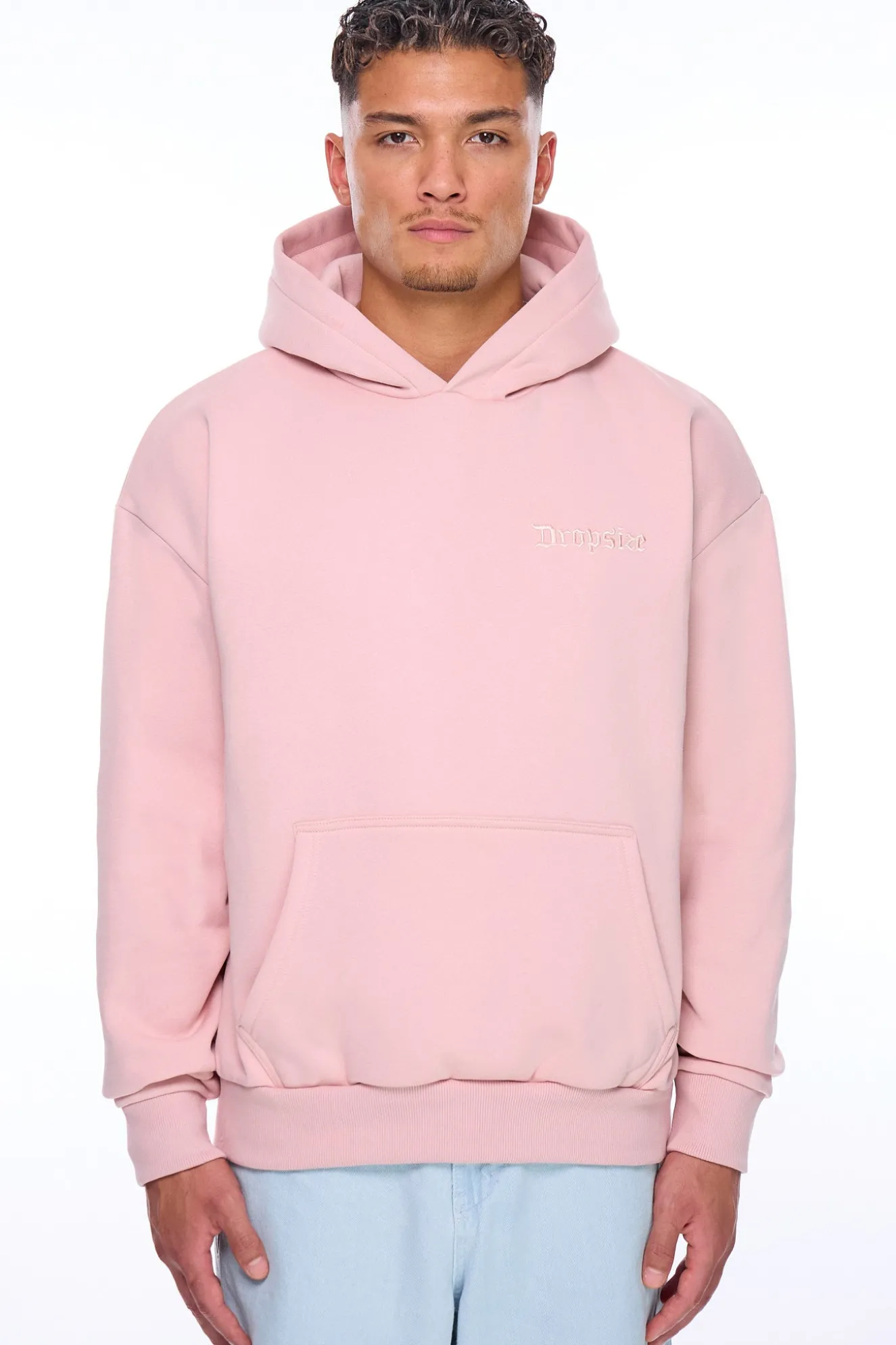 HEAVY OVERSIZE EMBO HOODIE LOTUS