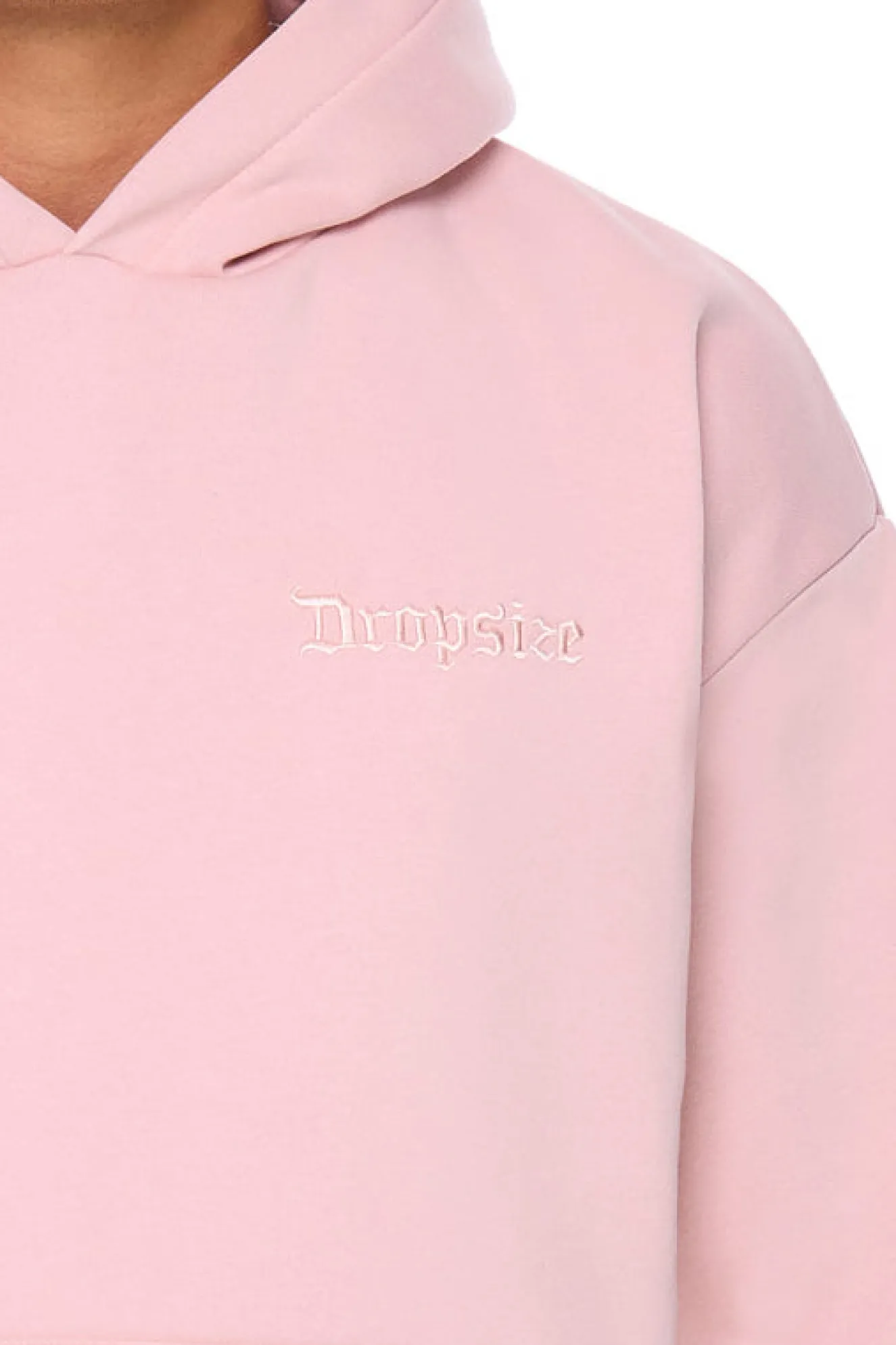 HEAVY OVERSIZE EMBO HOODIE LOTUS