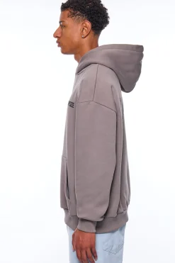 HEAVY OVERSIZE HD PRINT HOODIE DRIFTWOOD