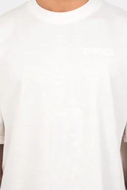 HEAVY OVERSIZE HD PRINT T-SHIRT CREAM WHITE
