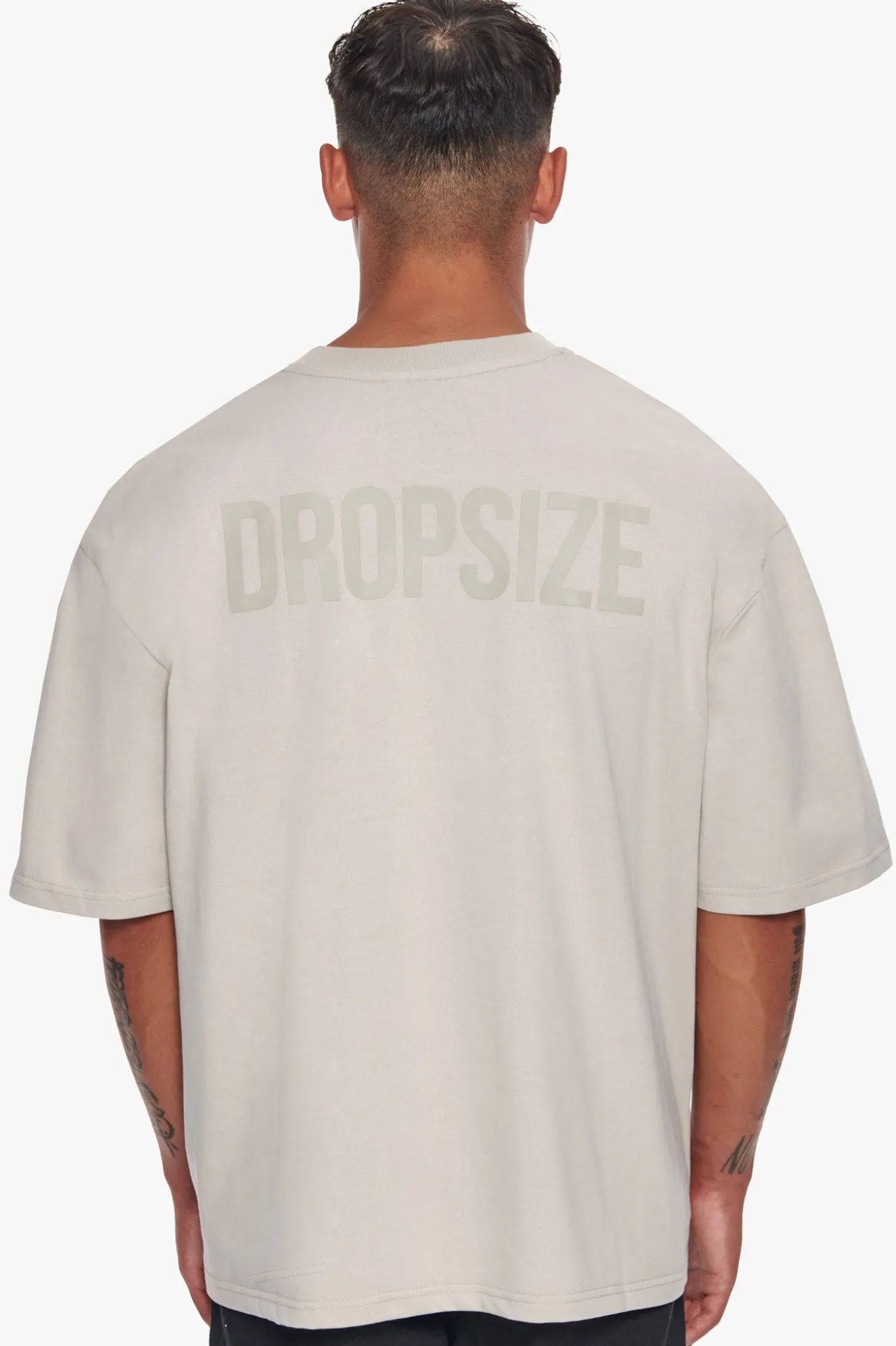 HEAVY OVERSIZE HD PRINT T-SHIRT MOONBEAM