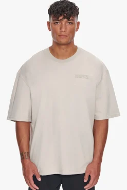 HEAVY OVERSIZE HD PRINT T-SHIRT MOONBEAM