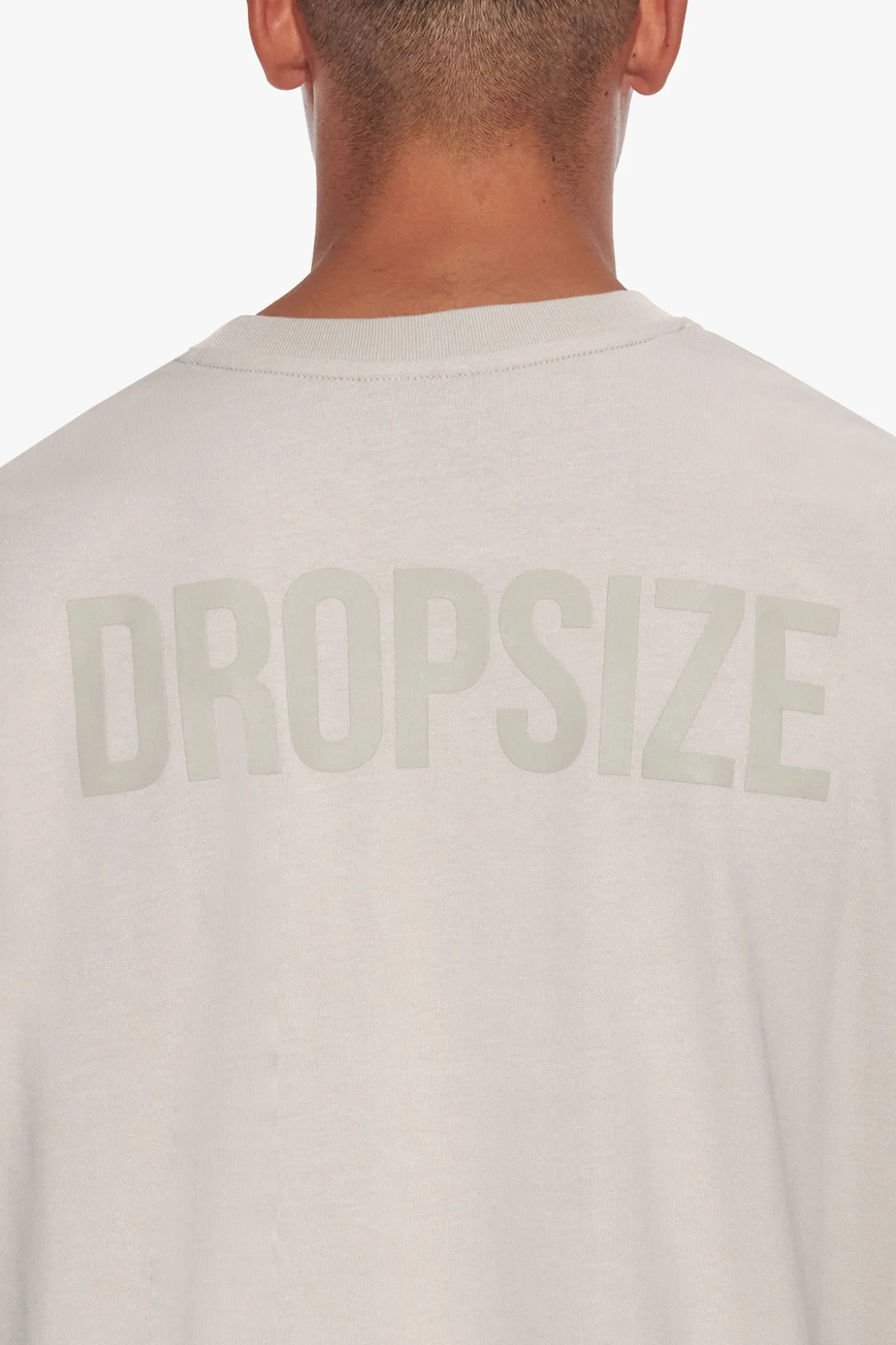 HEAVY OVERSIZE HD PRINT T-SHIRT MOONBEAM