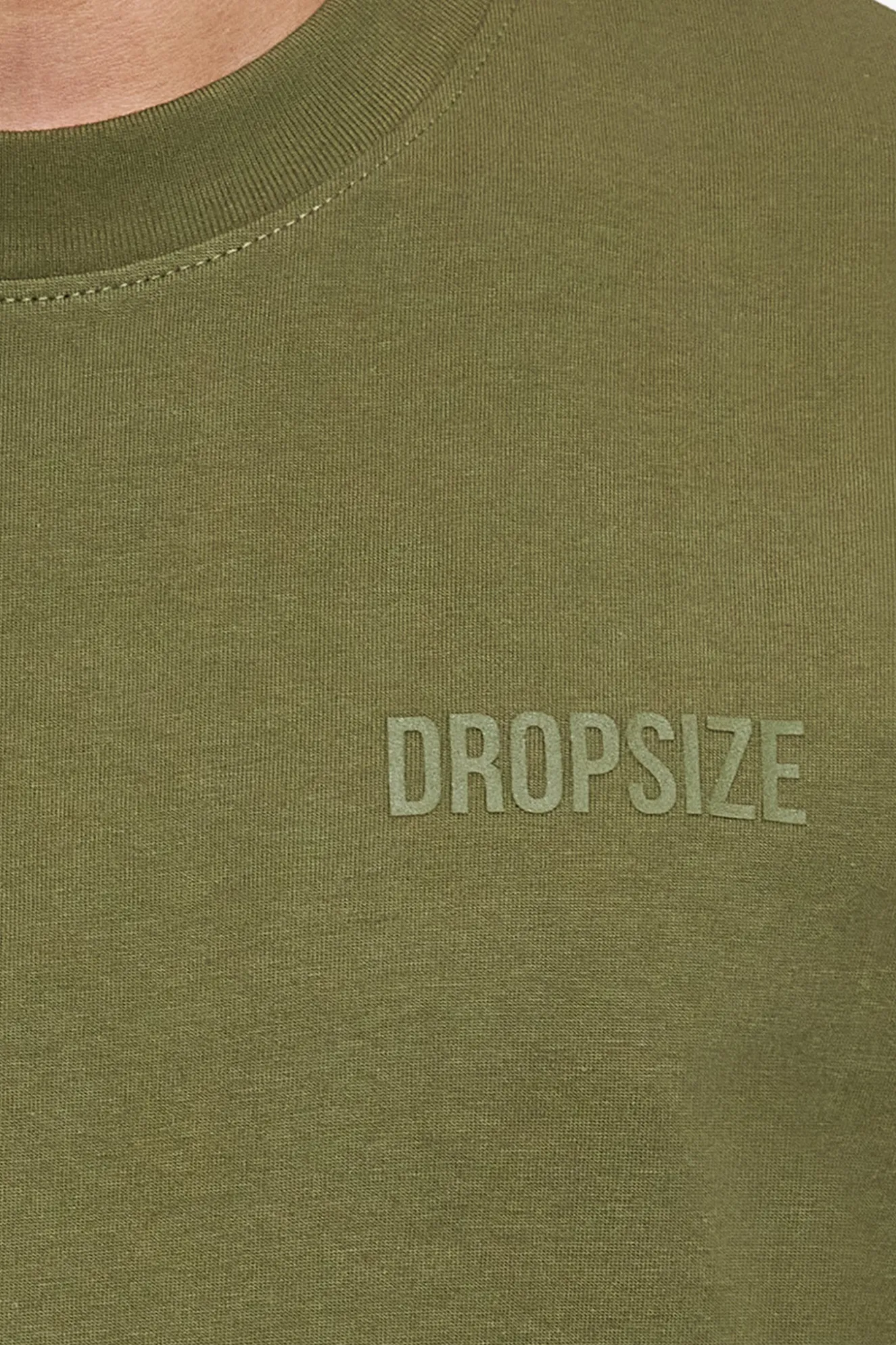 HEAVY OVERSIZE HD PRINT T-SHIRT OLIVE