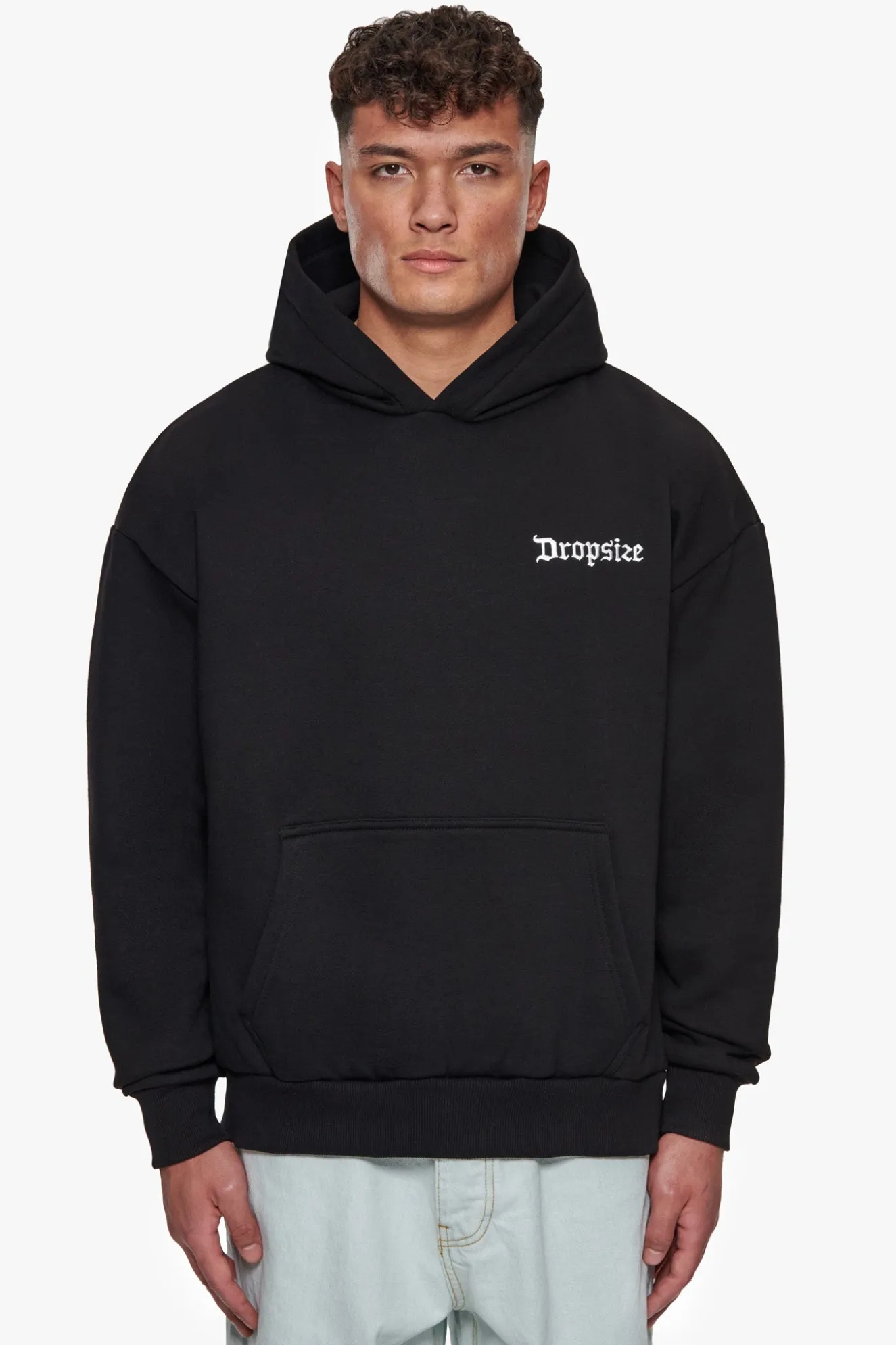 HEAVY OVERSIZE HUNTING SEASON EAGLE HOODIE BLACK