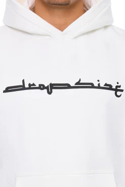 HEAVY OVERSIZE KUFI HOODIE CREAM WHITE
