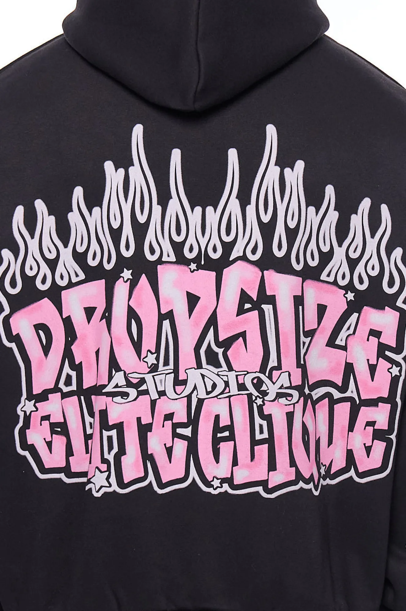 HEAVY OVERSIZE LOUD CLIQUE HOODIE BLACK