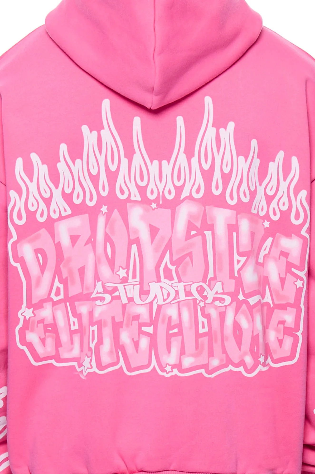 HEAVY OVERSIZE LOUD CLIQUE HOODIE PINK