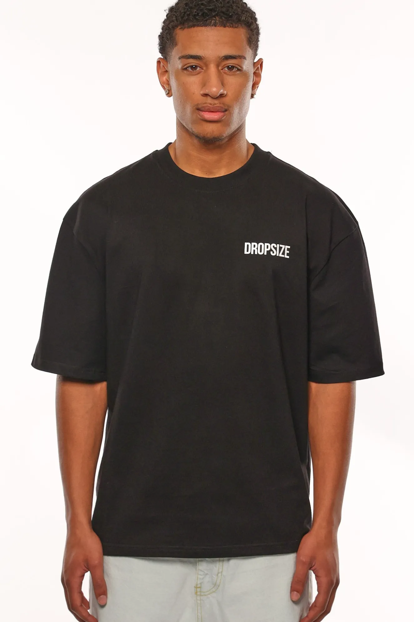 HEAVY OVERSIZE MORE FOCUS T-SHIRT BLACK