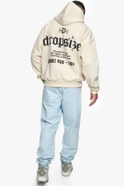 HEAVY OVERSIZE NUMBER HOODIE COCONUT MILK