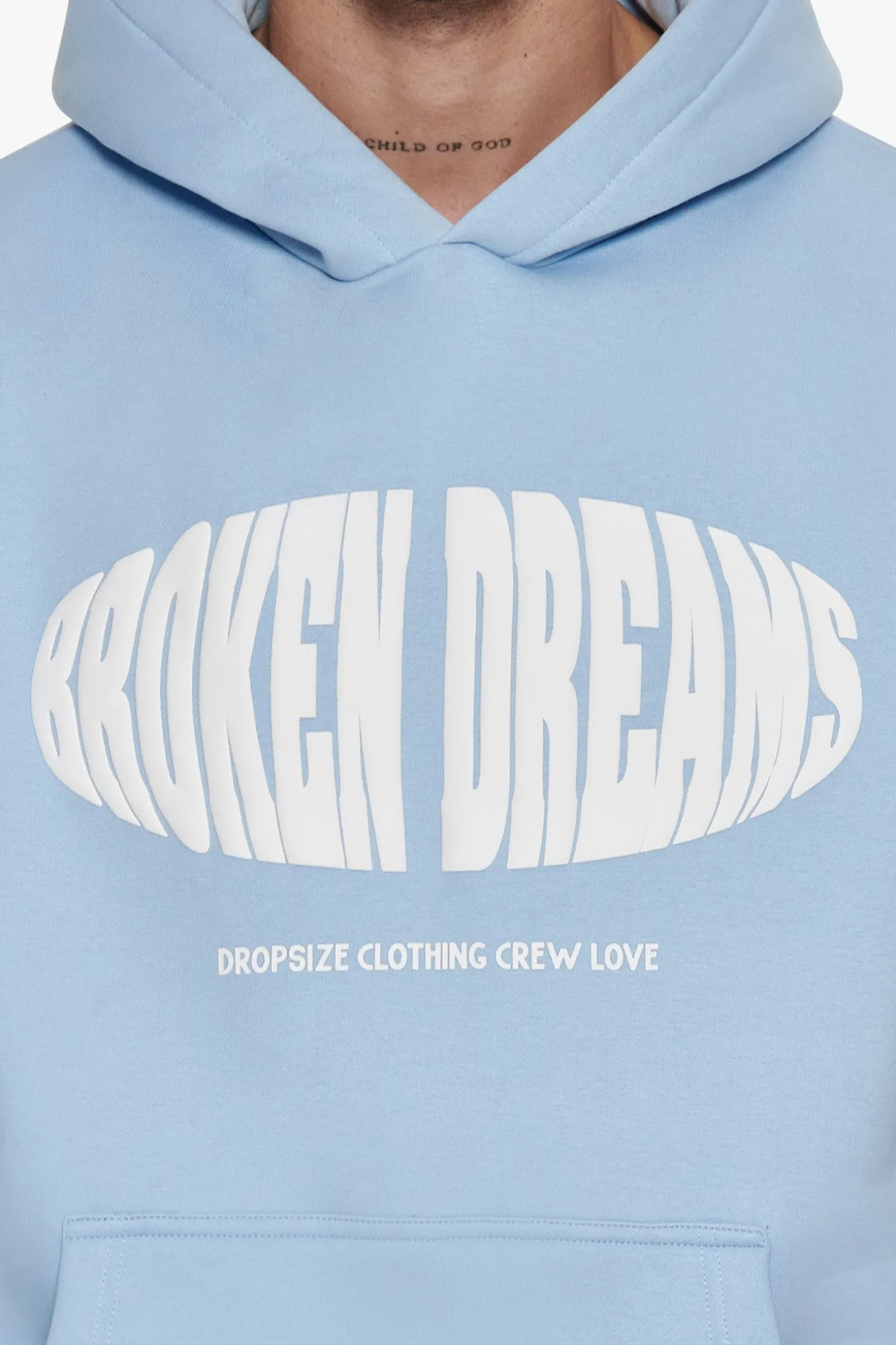 HEAVY OVERSIZE OVAL BROKEN DREAMS HOODIE