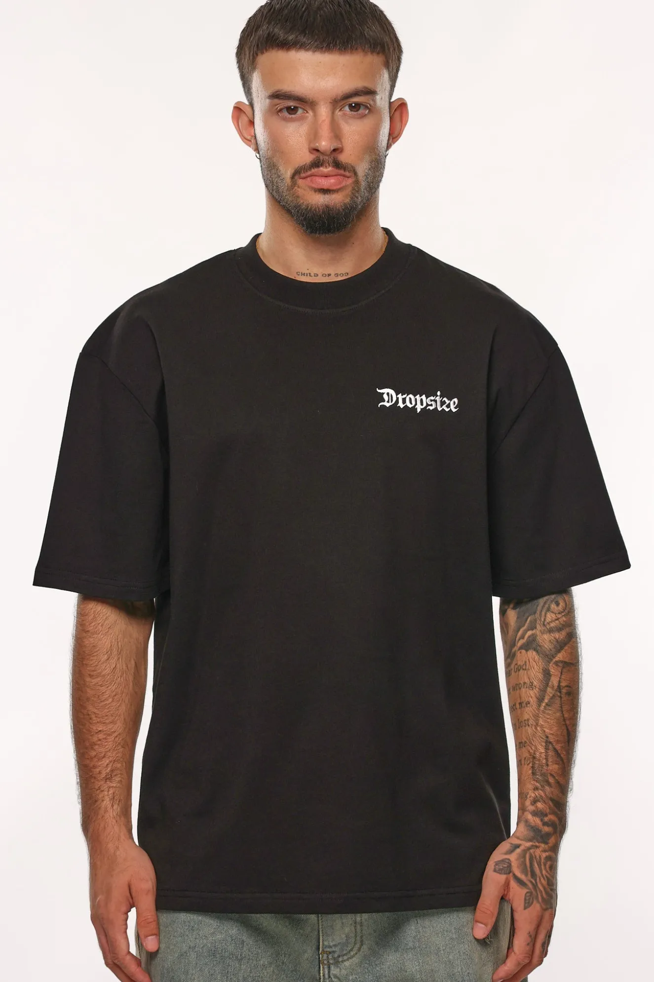 HEAVY OVERSIZE PATIENCE T-SHIRT BLACK