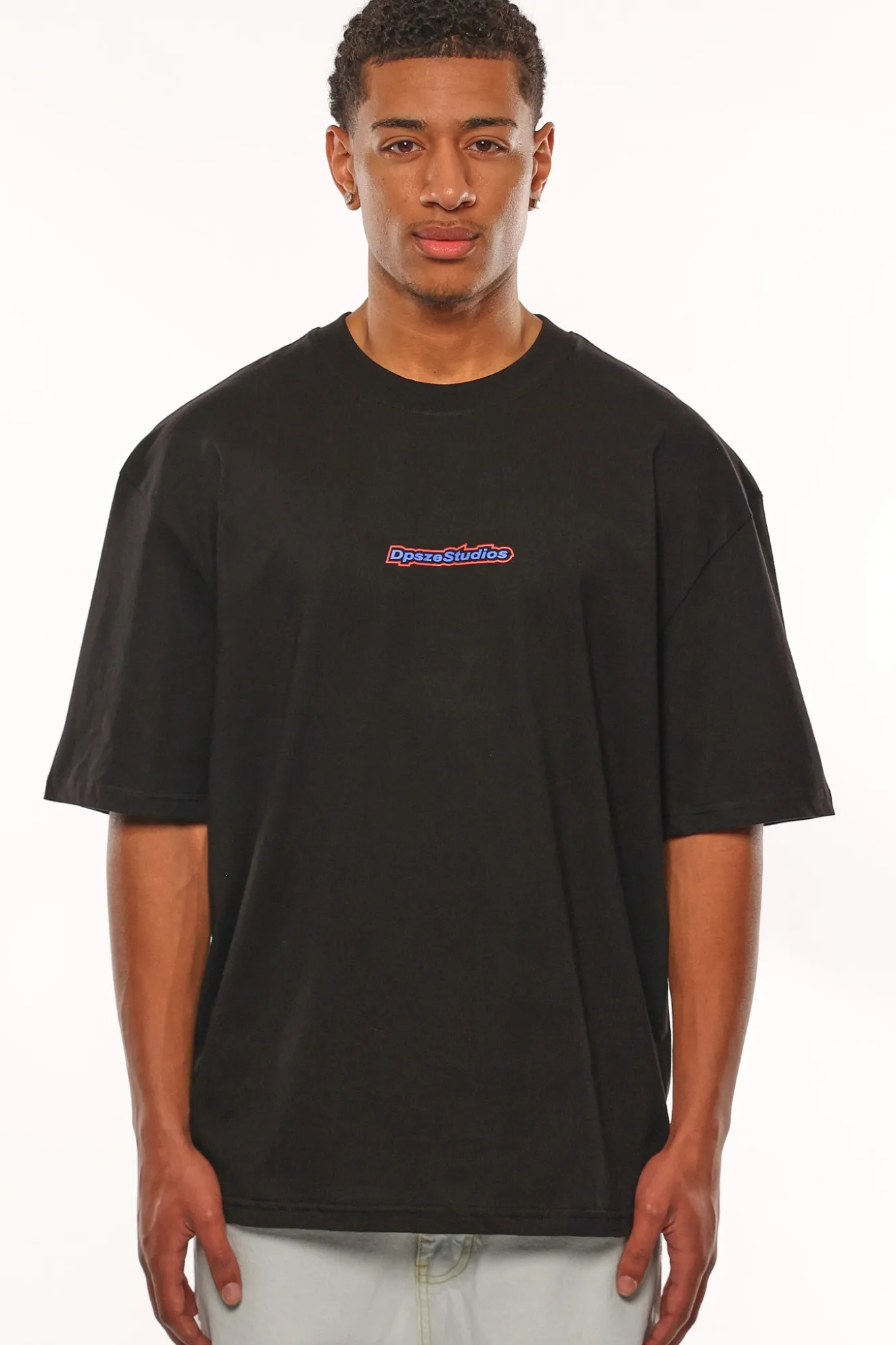 HEAVY OVERSIZE PEACE OF MIND T-SHIRT BLACK